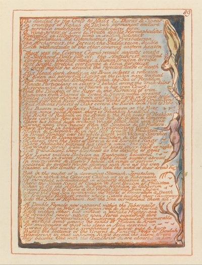 Jerusalem, Platte 89 von William Blake